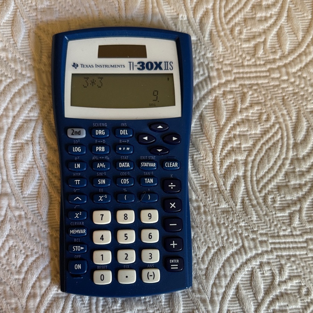 Texas Instruments TI-30X IIS Blue Calculator